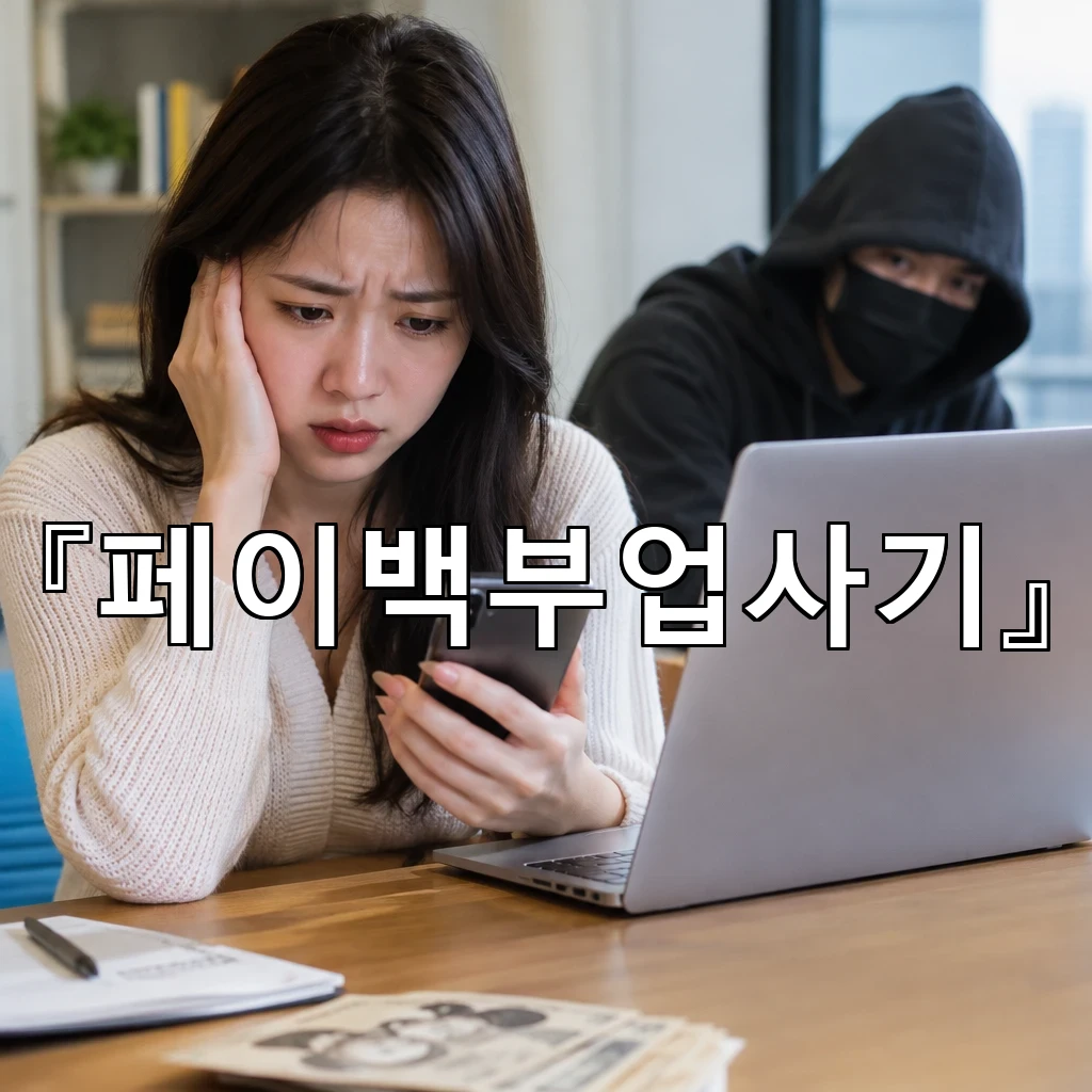 페이백부업사기 사례로 보는 처음 대응의 기준과 기록 방식